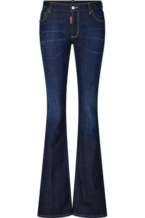 Dsquared2 Dames, Jeans, Blauw, Maat: 2XS Katoen
