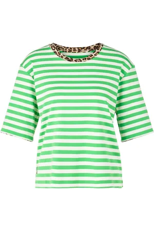 Marc Cain Dames, Tops, Groen, Maat: S Katoen