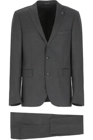 TAGLIATORE Heren, Pakken, Grijs, Maat: 2XL Tweed
