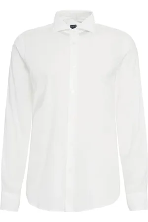 FEDELI Heren, Overhemden, Wit, Maat: 3XL Katoen