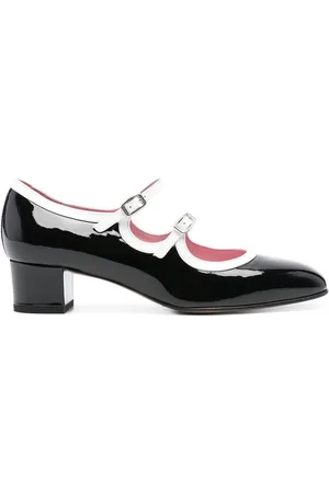 Carel Dames, Schoenen, Zwart, Maat: 38 1/2 EU Leer