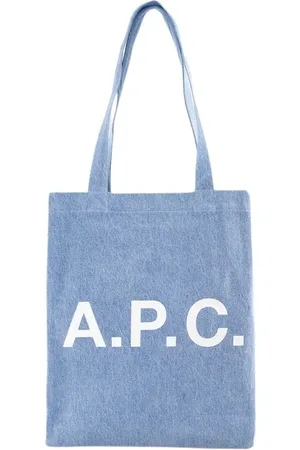 A.P.C. Heren, Tassen, Blauw, Maat: ONE Size Katoen