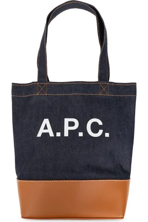 A.P.C. Unisex, Tassen, Blauw, Maat: ONE Size Katoen