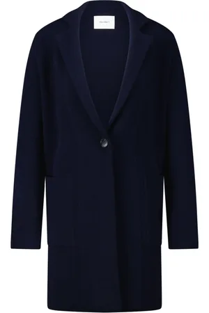 Lisa Yang Dames, Mantels, Blauw, Maat: XS Kasjmier
