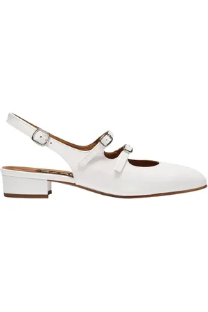 Carel Dames, Schoenen, Wit, Maat: 38 EU Leer