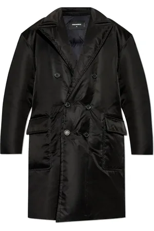 Dsquared2 Heren, Mantels, Zwart, Maat: XL Polyamide