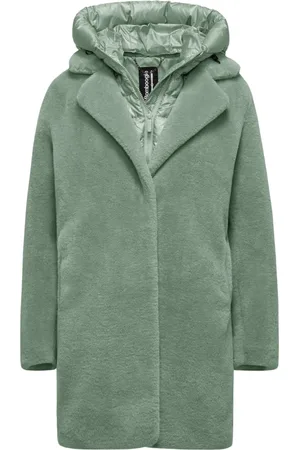 Bomboogie Dames, Mantels, Groen, Maat: XS Nylon