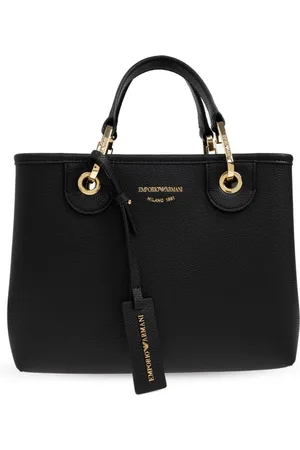Emporio Armani Dames, Tassen, Zwart, Maat: ONE Size Leer