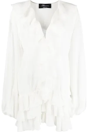 BLUMARINE Dames, Jurken, Wit, Maat: S