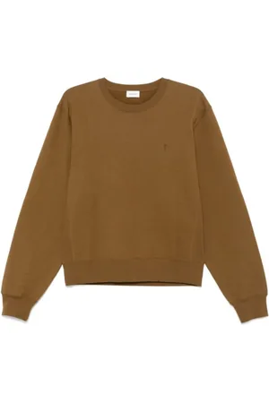 Saint Laurent Heren, Sweatshirts & Hoodies, Bruin, Maat: S