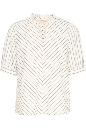 Cream Dames, Blouses & Shirts, , Maat: M Katoen