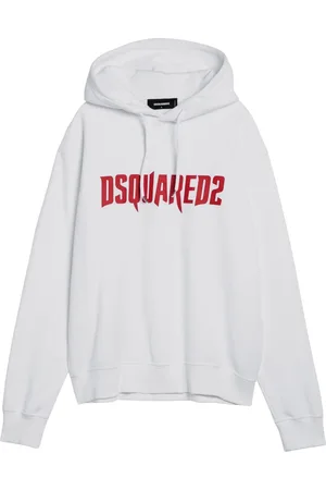 Dsquared2 Heren, Sweatshirts & Hoodies, Wit, Maat: S Katoen