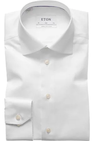 Eton Heren, Overhemden, Wit, Maat: 6XL Katoen