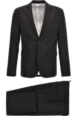 Dsquared2 Heren, Pakken, Grijs, Maat: M Wol