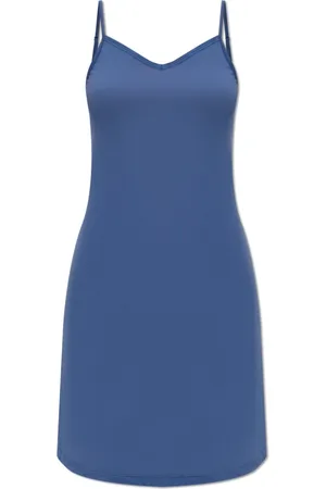 Hanro Dames, Nachtkleding & Lounge, Blauw, Maat: M Katoen