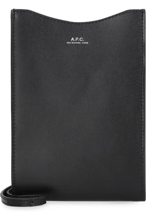 A.P.C. Heren, Tassen, Zwart, Maat: ONE Size Leer
