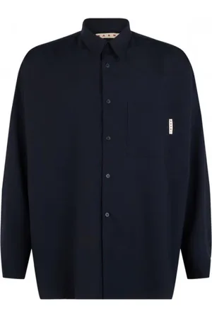 Marni Heren, Overhemden, Blauw, Maat: XL Katoen