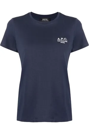 A.P.C. Dames, Tops, Blauw, Maat: XS Katoen