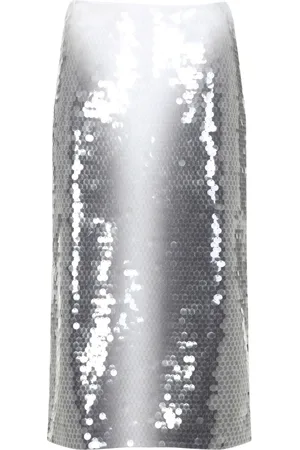 Sportmax Dames, Rokken, Zwart, Maat: S Polyamide