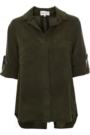 Bella Dahl Dames, Blouses & Shirts, Groen, Maat: XS
