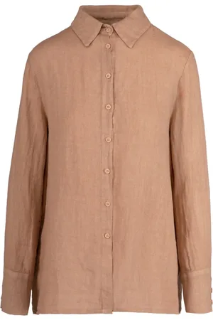 Bomboogie Dames, Blouses & Shirts, Roze, Maat: L Linnen