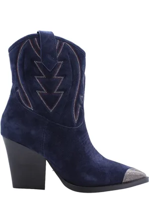 Lola Cruz Dames, Schoenen, Blauw, Maat: 39 EU Leer