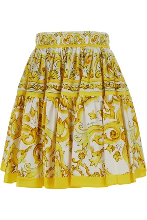 Dolce & Gabbana Dames, Rokken, Geel, Maat: S Katoen