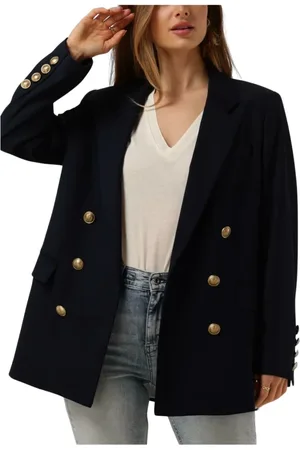 Drykorn Dames, Jassen, Blauw, Maat: XS Leer