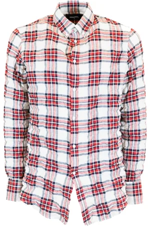Dsquared2 Heren, Overhemden, Veelkleurig, Maat: M Katoen