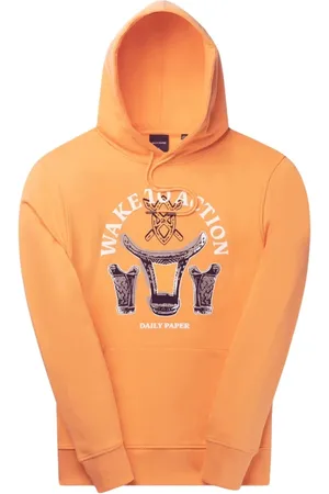 Daily paper Heren, Sweatshirts & Hoodies, Oranje, Maat: XS Fleece