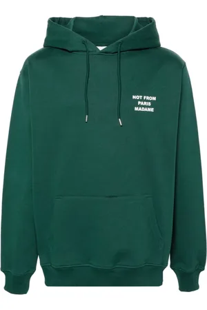Drôle de Monsieur Heren, Sweatshirts & Hoodies, Groen, Maat: 2XL Katoen