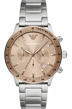 Emporio Armani Heren, Accessoires, Grijs, Maat: ONE Size