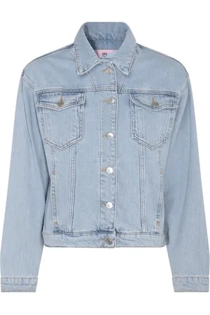 Chiara Ferragni Dames, Jassen, Blauw, Maat: S Denim