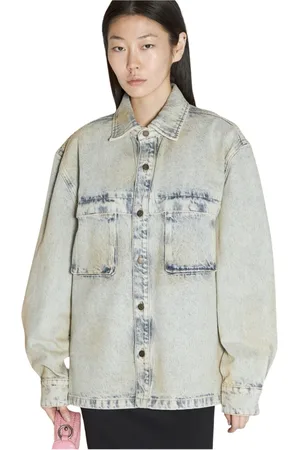 Guess Dames, Jassen, Blauw, Maat: S Denim