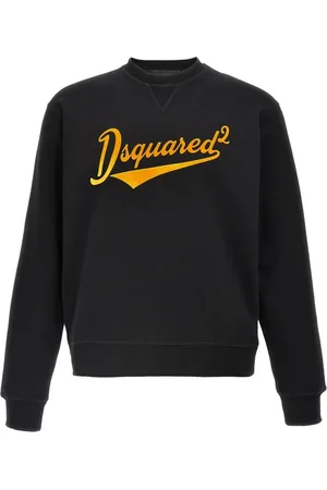 Dsquared2 Heren, Sweatshirts & Hoodies, Zwart, Maat: L Katoen