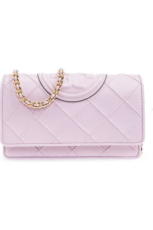 Tory Burch Dames, Accessoires, Paars, Maat: ONE Size Leer