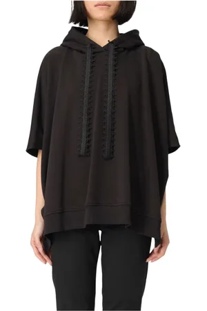 Dondup Dames, Sweatshirts & Hoodies, Zwart, Maat: S Katoen
