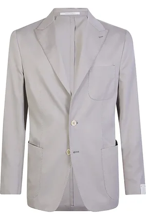 ELEVENTY Heren, Jassen, Grijs, Maat: 5XL Zijde