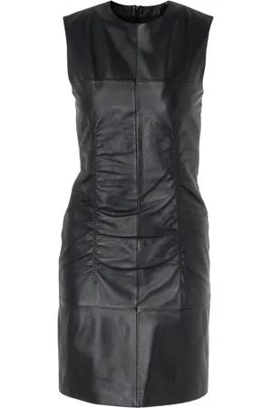 Sportmax Dames, Jurken, Zwart, Maat: XS Leer