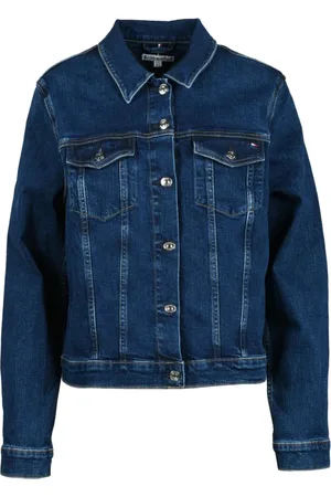 Tommy Hilfiger Dames, Jassen, Blauw, Maat: XL Denim