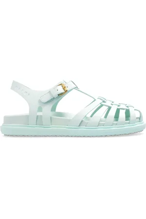 Marni Dames, Schoenen, Blauw, Maat: 37 1/2 EU Leer
