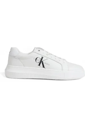 Calvin Klein Heren, Schoenen, Wit, Maat: 39 EU Leer