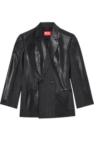 Diesel Dames, Jassen, Grijs, Maat: M Wol