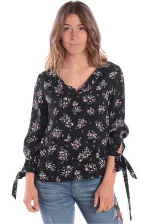 Liu Jo Dames, Blouses & Shirts, Zwart, Maat: XS Viscose