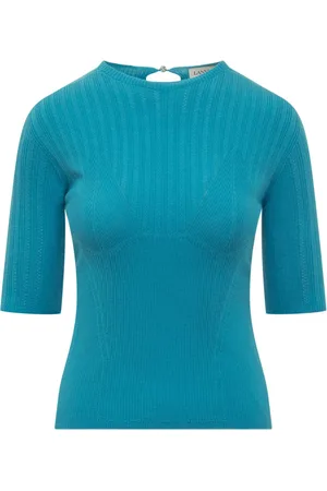 Lanvin Dames, Blouses & Shirts, Blauw, Maat: S