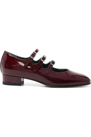 Carel Dames, Schoenen, Rood, Maat: 38 EU Zijde