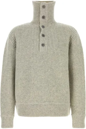 DRIES VAN NOTEN Heren, Truien, Grijs, Maat: L Wol