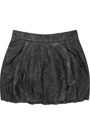 Munthe Dames, Rokken, Zwart, Maat: M Leer