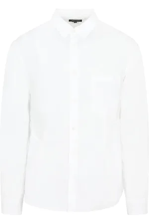 Comme des Garçons Heren, Overhemden, Wit, Maat: S Poliester