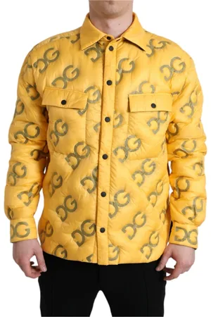 Dolce & Gabbana Heren, Jassen, Geel, Maat: M Nylon